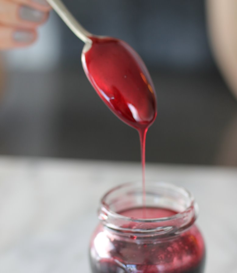 homemade pomegranate syrup