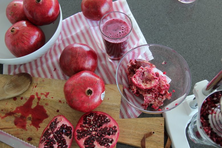 pomegranate juiced